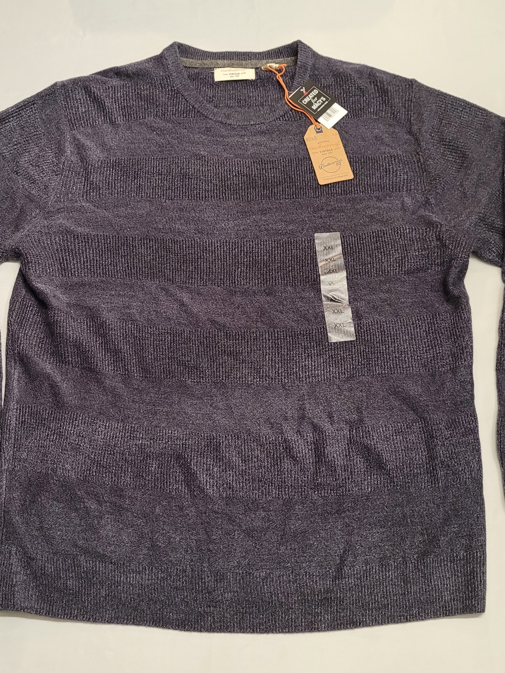 Weatherproof Vintage XXL Blue Crewneck Sweater NWT